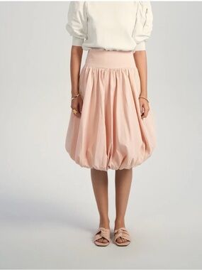 NWT Aleeza Paris Women’s Blush Bubble A-Line Skirt